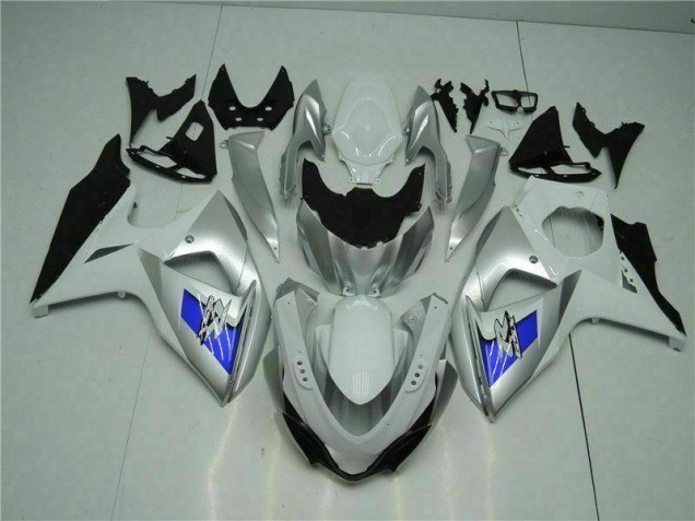 Carenado Moto GSXR 1000 K9 2009-2016 - Plata Blanco Carenado Moto GSXR 1000 K9 2009-2016 - Plata Blanco