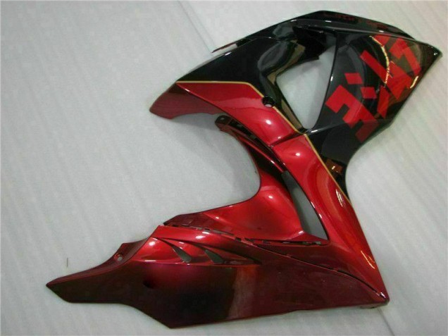 Carenado Moto GSXR 1000 K9 2009-2016 - Rojo Llama Negro