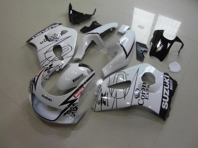 Carenado Moto GSXR 600 1996-2000 - Blanco Corona Carenado Moto GSXR 600 1996-2000 - Blanco Corona