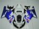 Carenado Moto GSXR 600 / 750 K1 K2 K3 2001-2003 - Blanco Azul Carenado Moto GSXR 600 / 750 K1 K2 K3 2001-2003 - Blanco Azul
