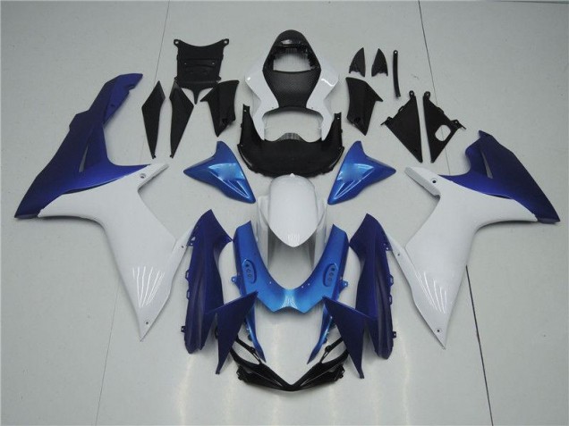 Carenado Moto GSXR 600 / 750 K11 2011-2021 - Blanco Azul Carenado Moto GSXR 600 / 750 K11 2011-2021 - Blanco Azul