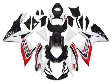 Carenado Moto GSXR 600 / 750 K11 2011-2021 - Blanco Rojo Negro