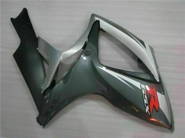 Carenado Moto GSXR 600 / 750 K6 2006-2007 - Plata Negro Carenado Moto GSXR 600 / 750 K6 2006-2007 - Plata Negro