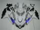 Carenado Moto GSXR 600 / 750 K8 2008-2010 - Blanco Plata Azul Carenado Moto GSXR 600 / 750 K8 2008-2010 - Blanco Plata Azul