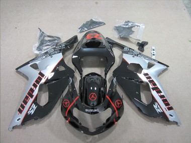 Carenado Moto GSXR 600 K1 K2 K3 2001-2003 - Negro Plata