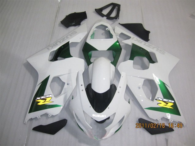 Carenado Moto GSXR 600 K4 2004-2005 - Blanco Verde Carenado Moto GSXR 600 K4 2004-2005 - Blanco Verde