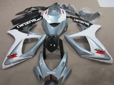 Carenado Moto GSXR 600 K6 2006-2007 - Blanco Gris