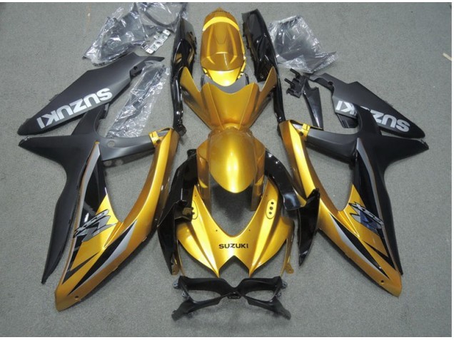 Carenado Moto GSXR 600 K8 2008-2010 - Oro Negro