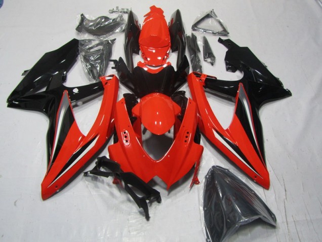 Carenado Moto GSXR 600 K8 2008-2010 - Rojo Negro Carenado Moto GSXR 600 K8 2008-2010 - Rojo Negro