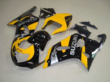 Carenado Moto GSXR 750 K1 K2 K3 2001-2003 - Amarillo Negro