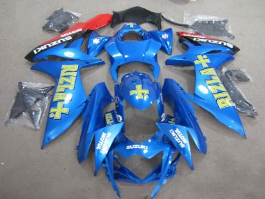 Carenado Moto GSXR 750 K11 2011-2021 - Azul Amarillo Rizla