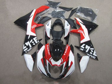 Carenado Moto GSXR 750 K11 2011-2021 - Negro Rojo