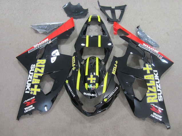 Carenado Moto GSXR 750 K4 2004-2005 - Negro Amarillo Rizla Carenado Moto GSXR 750 K4 2004-2005 - Negro Amarillo Rizla
