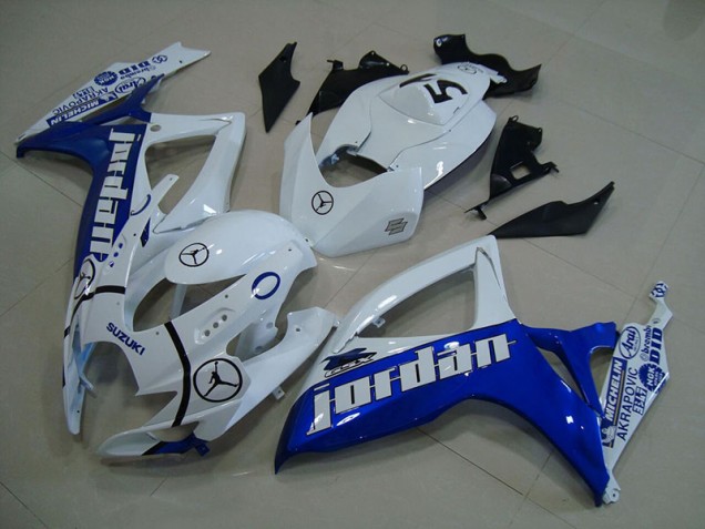 Carenado Moto GSXR 750 K6 2006-2007 - Azul Blanco Jordan Carenado Moto GSXR 750 K6 2006-2007 - Azul Blanco Jordan