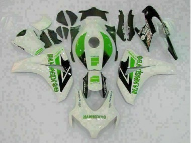 Carenado Moto & Plástico CBR 1000 RR 2008-2011 - Verde Blanco