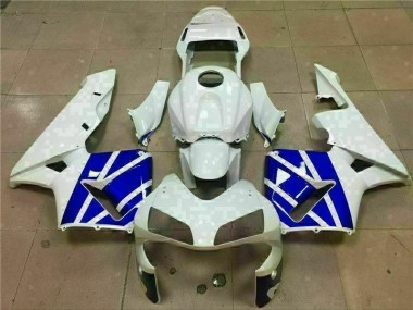 Carenado Moto & Plástico CBR 600 RR 2003-2004 - Blanco Azul