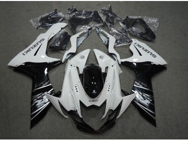 Carenado Moto & Plástico GSXR 750 K11 2011-2021 - Blanco Negro