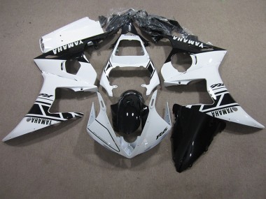 Carenado Moto & Plástico R6 2003-2005 - Blanco Negro