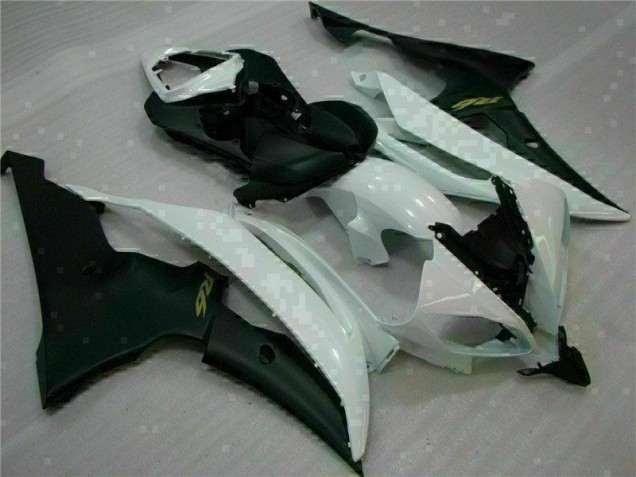 Carenado Moto & Plástico R6 2008-2016 - Blanco Negro Carenado Moto & Plástico R6 2008-2016 - Blanco Negro