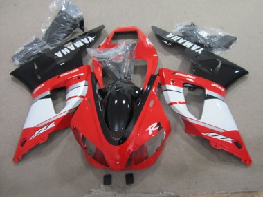 Carenado Moto R1 1998-1999 - Negro Rojo Blanco Calcomanía