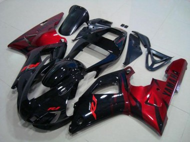 Carenado Moto R1 1998-1999 - Negro Rojo