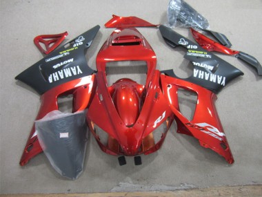 Carenado Moto R1 1998-1999 - Rojo Negro Blanco Calcomanía