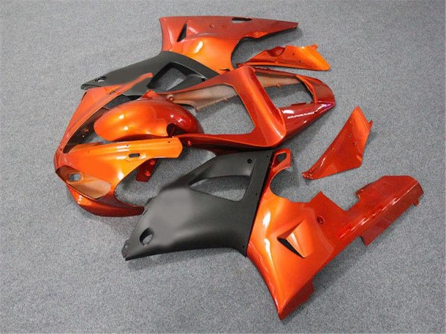 Carenado Moto R1 2000-2001 - Naranja Negro Carenado Moto R1 2000-2001 - Naranja Negro