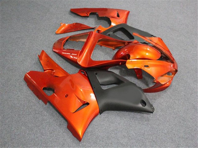 Carenado Moto R1 2000-2001 - Naranja Negro Carenado Moto R1 2000-2001 - Naranja Negro