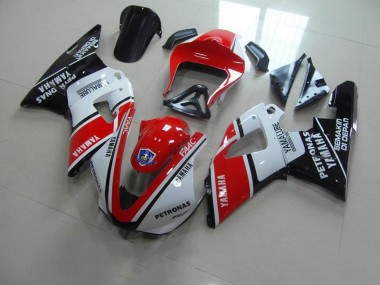 Carenado Moto R1 2000-2001 - Rojo Blanco Yamalube Carrera