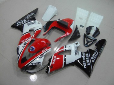 Carenado Moto R1 2000-2001 - Rojo Brillante Negro