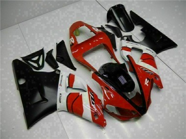 Carenado Moto R1 2000-2001 - Rojo Negro