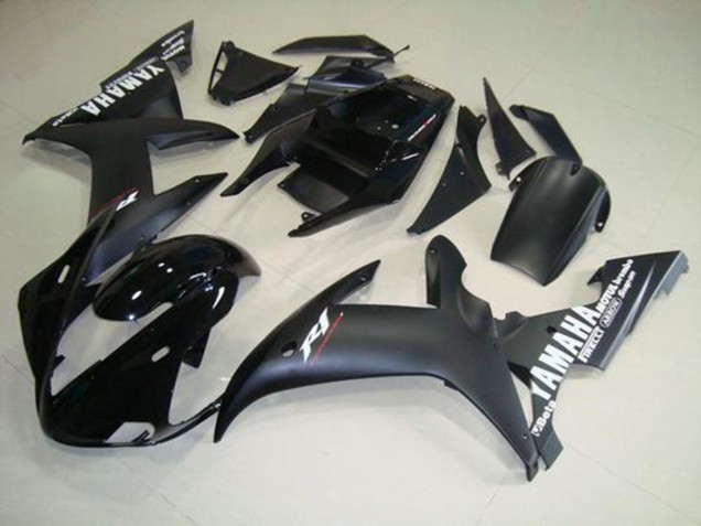 Carenado Moto R1 2002-2003 - Negro Mate Blanco