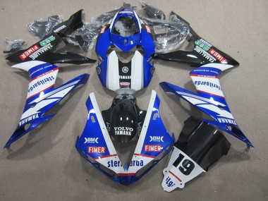 Carenado Moto R1 2004-2006 - Azul Blanco Volvo Sterilgarda 19