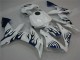 Carenado Moto R1 2004-2006 - Blanco Azul Llama Carenado Moto R1 2004-2006 - Blanco Azul Llama