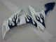 Carenado Moto R1 2004-2006 - Blanco Azul Llama Carenado Moto R1 2004-2006 - Blanco Azul Llama