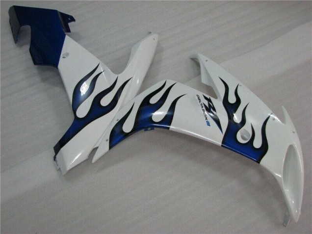 Carenado Moto R1 2004-2006 - Blanco Azul Llama Carenado Moto R1 2004-2006 - Blanco Azul Llama