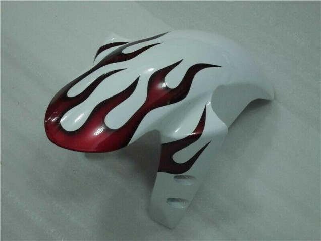 Carenado Moto R1 2004-2006 - Blanco Rojo Llama Carenado Moto R1 2004-2006 - Blanco Rojo Llama
