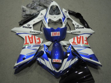 Carenado Moto R1 2007-2008 - Azul Blanco Rojo Fiat