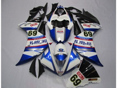 Carenado Moto R1 2009-2011 - Blanco Azul Sterilgarda SCALZ 69