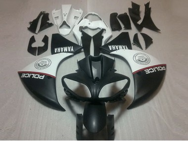 Carenado Moto R1 2009-2011 - Negro Mate Blanco