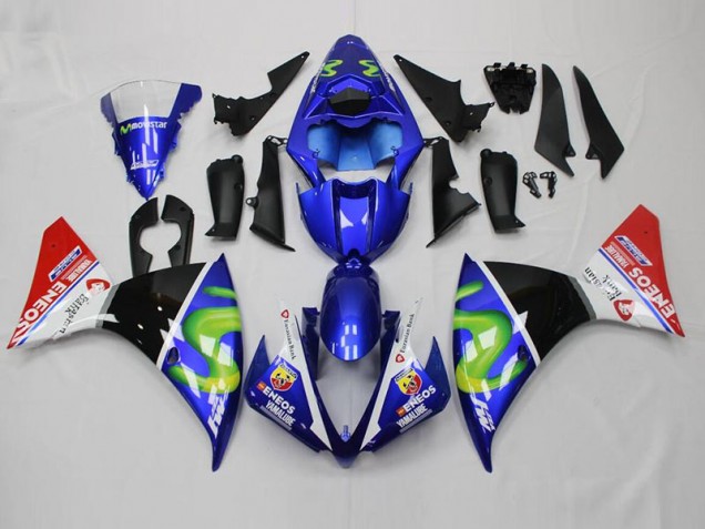 Carenado Moto R1 2012-2014 - Azul Blanco Negro Rojo Carenado Moto R1 2012-2014 - Azul Blanco Negro Rojo