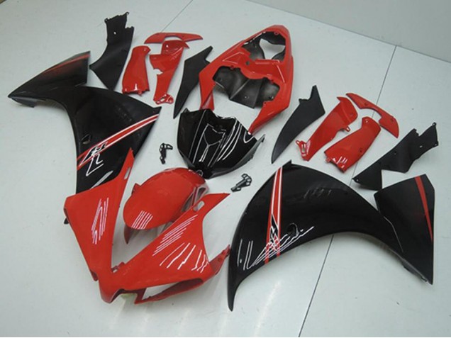 Carenado Moto R1 2012-2014 - Rojo Negro Carenado Moto R1 2012-2014 - Rojo Negro