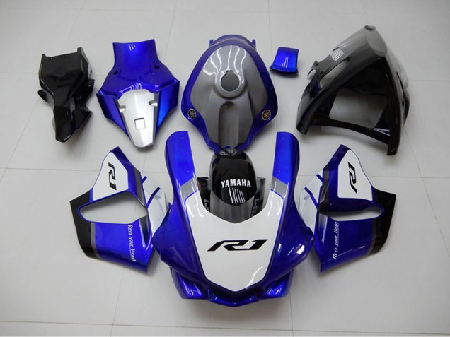 Carenado Moto R1 2015-2019 - Azul Blanco