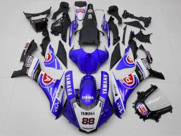 Carenado Moto R1 2015-2019 - Azul PATA 88 Carenado Moto R1 2015-2019 - Azul PATA 88