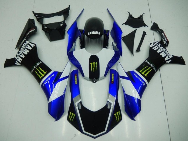 Carenado Moto R1 2015-2019 - Negro Azul Monster Carenado Moto R1 2015-2019 - Negro Azul Monster