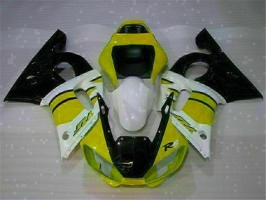 Carenado Moto R6 1998-2002 - Amarillo Blanco