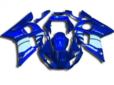Carenado Moto R6 1998-2002 - Azul & Blanco