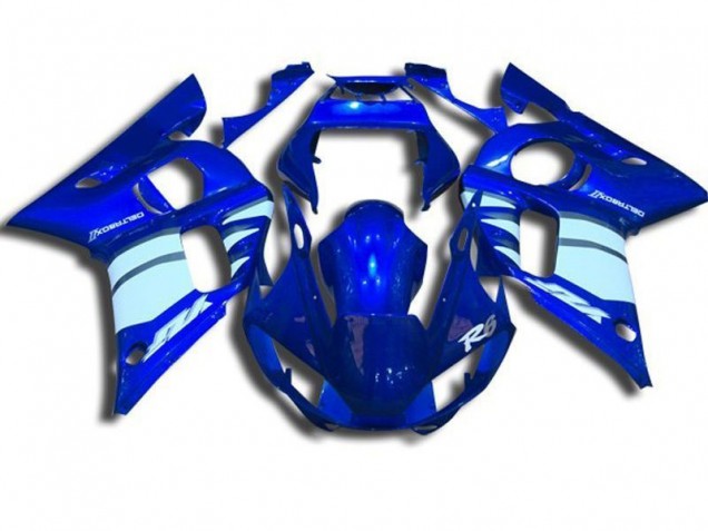 Carenado Moto R6 1998-2002 - Azul & Blanco Carenado Moto R6 1998-2002 - Azul & Blanco