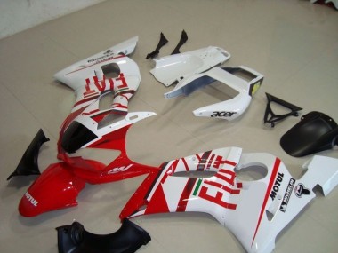 Carenado Moto R6 1998-2002 - Blanco Rojo Fiat Motul Acer