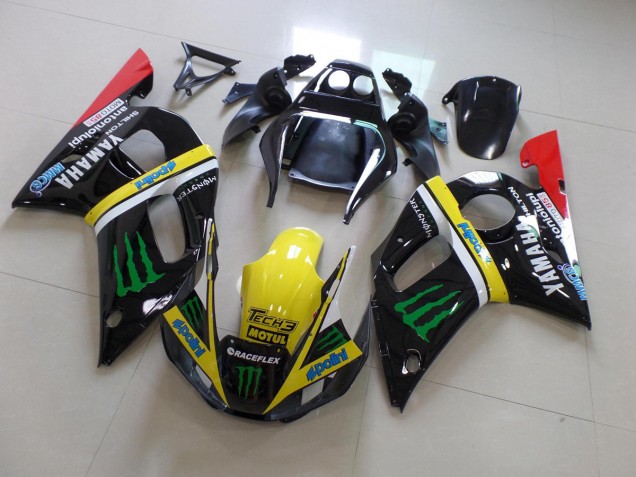 Carenado Moto R6 1998-2002 - Negro Amarillo Monster Carenado Moto R6 1998-2002 - Negro Amarillo Monster